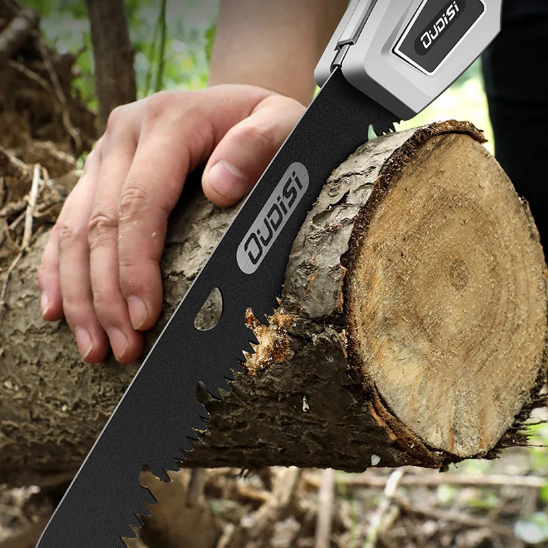 Hacksaw - เลื่อยพับได้อเนกประสงค์แบบแมนนวล ตัดไม้คมกริบ ใช้สำหรับงานไม้ ตัดแต่งกิ่งไม้ ตั้งแคมป์ ทำสวน