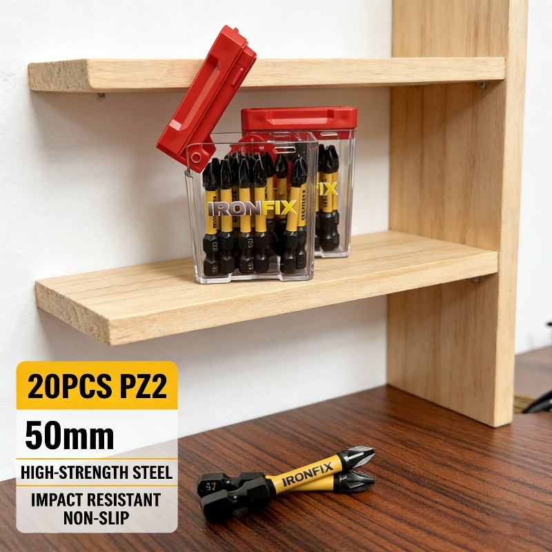 Screwdriver Set - ชุดดอกไขควง PZ2 คุณภาพสูง 20 ชิ้น สำหรับสว่านไฟฟ้า