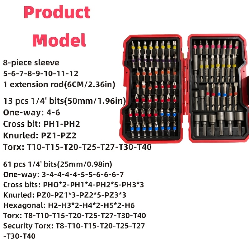 ชุดดอกไขควง 83 ชิ้น ชุดดอกสว่า - Screwdriver Set บทวิจารณ์และราคา