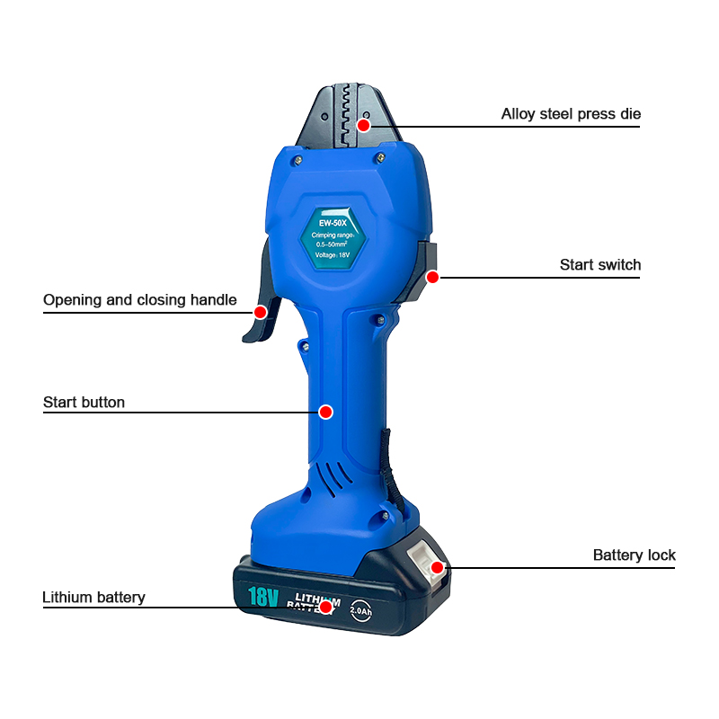 เครื่องมือจีบสายไฟแบบชาร์จไฟได - Pliers บทวิจารณ์และราคา